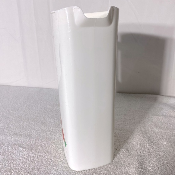 Vintage Totoon White Green Red Plastic Pitcher - Picture 9 of 14